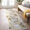World Rug Gallery Contemporary Chic Abstract Design Runner Rug 2'x7' Yellow 937YELLOW2X7 - alternate 1